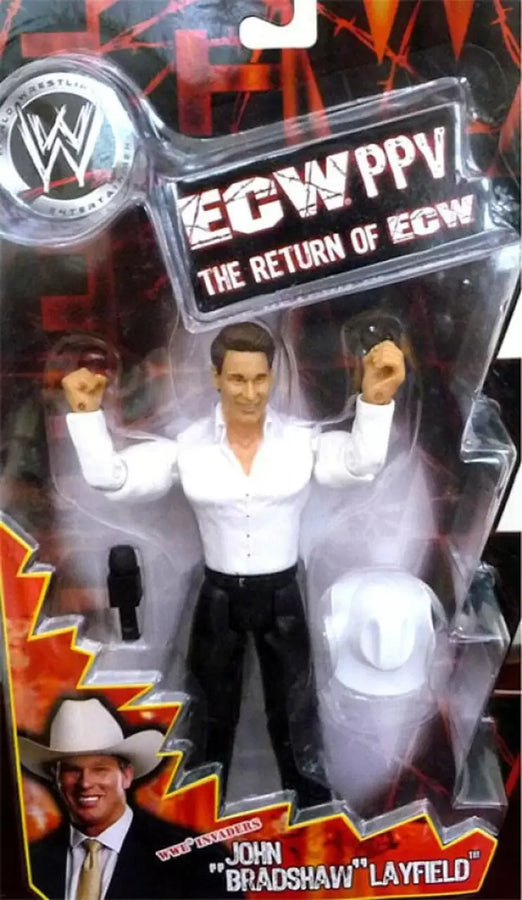 WWE Jakks Pacific Pay Per View 9 John "Bradshaw" Layfield Action & Toy Figures PWcatalog