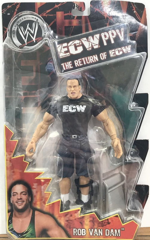 WWE Jakks Pacific Pay Per View 9 Rob Van Dam Action & Toy Figures PWcatalog