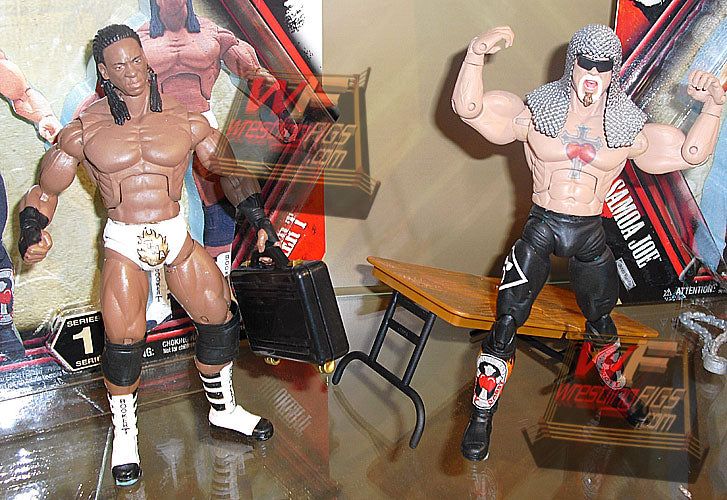 TNA/Impact Wrestling Jakks Pacific Deluxe Impact! Unreleased/Prototype Booker T & Scott Steiner [Unreleased] Action & Toy Figures PWcatalog