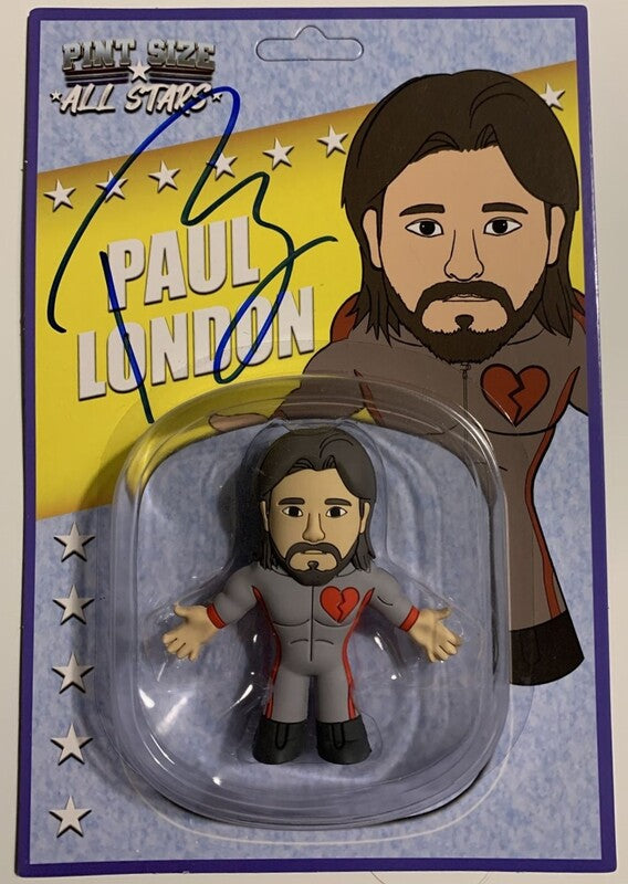 Pro Wrestling Loot Pint Size All Stars Paul London [December, Autographed Edition] Action & Toy Figures PWcatalog