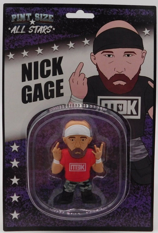 Pro Wrestling Loot Pint Size All Stars Nick Gage [With Red MDK Shirt, May] Action & Toy Figures PWcatalog