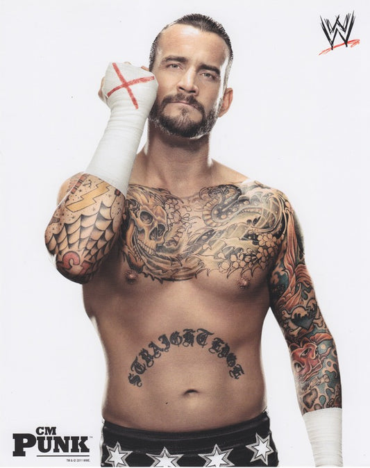 2011 CM Punk WWE Promo Photo