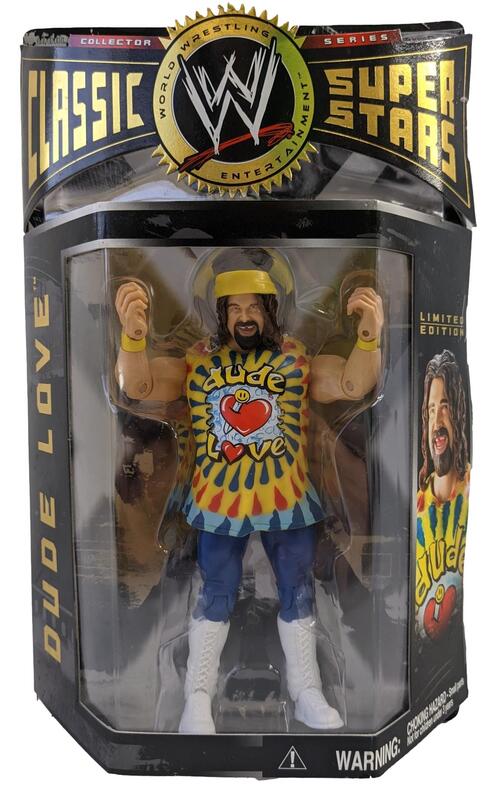 WWE Jakks Pacific Classic Superstars 2 Dude Love [With Yellow Wristbands]