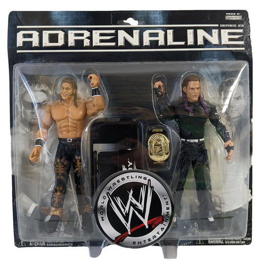 WWE Jakks Pacific Adrenaline 23 Johnny Nitro & Jeff Hardy
