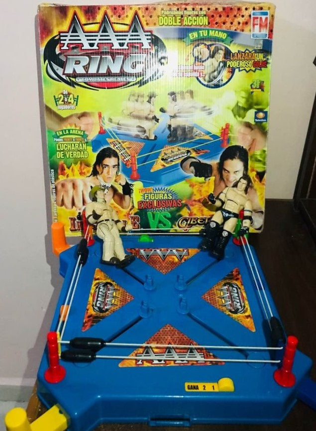 AAA Fotorama Estelares Wrestling Rings & Playsets: AAA Ring [With Intocable & Cibernetico]