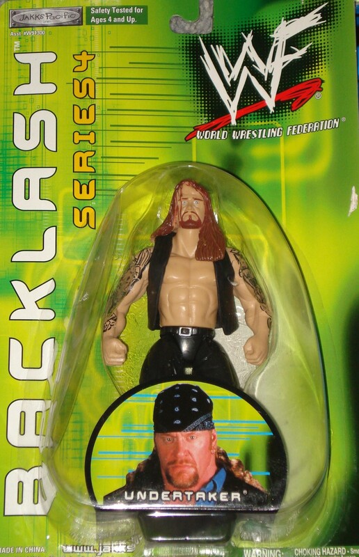 2001 WWF Jakks Pacific Backlash Series 4 Undertaker [Exclusive] Action & Toy Figures PWcatalog