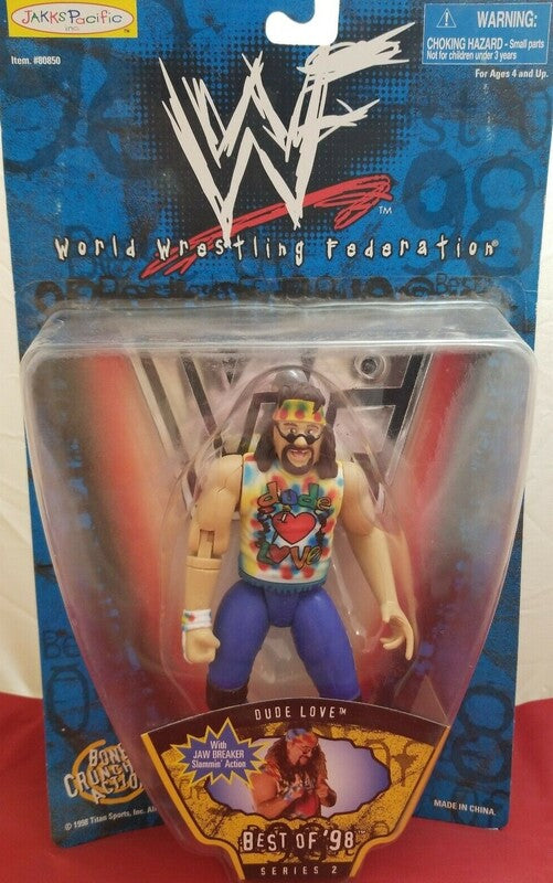1998 WWF Jakks Pacific Best of 1998 Series 2 Dude Love [Exclusive] Action & Toy Figures PWcatalog