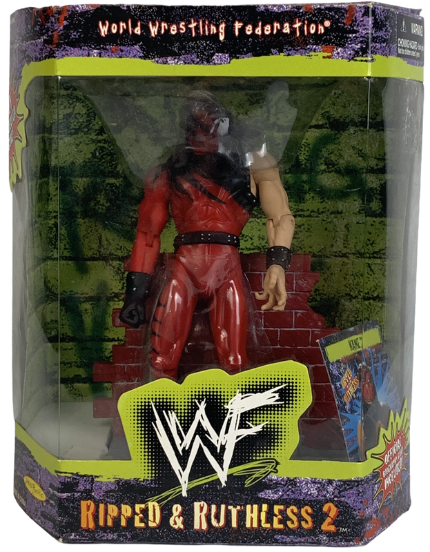 1998 WWF Jakks Pacific Ripped & Ruthless Series 2 Kane