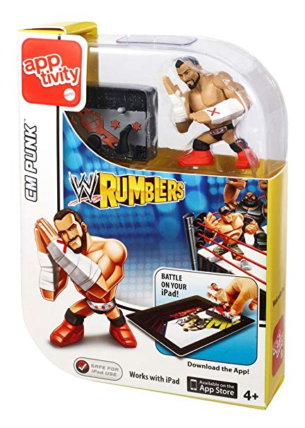 WWE Mattel Rumblers Apptivity CM Punk Action & Toy Figures PWcatalog
