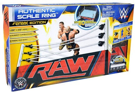 WWE Wicked Cool Toys Authentic Scale Ring [Raw Edition, Exclusive] Action & Toy Figures PWcatalog