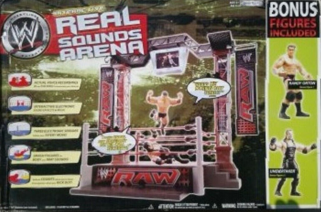 WWE Jakks Pacific Real Sounds Arena [With Randy Orton & Undertaker]