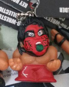 Pro-Wrestling Key Holder Collection Great Muta (Red paint) Action & Toy Figures PWcatalog
