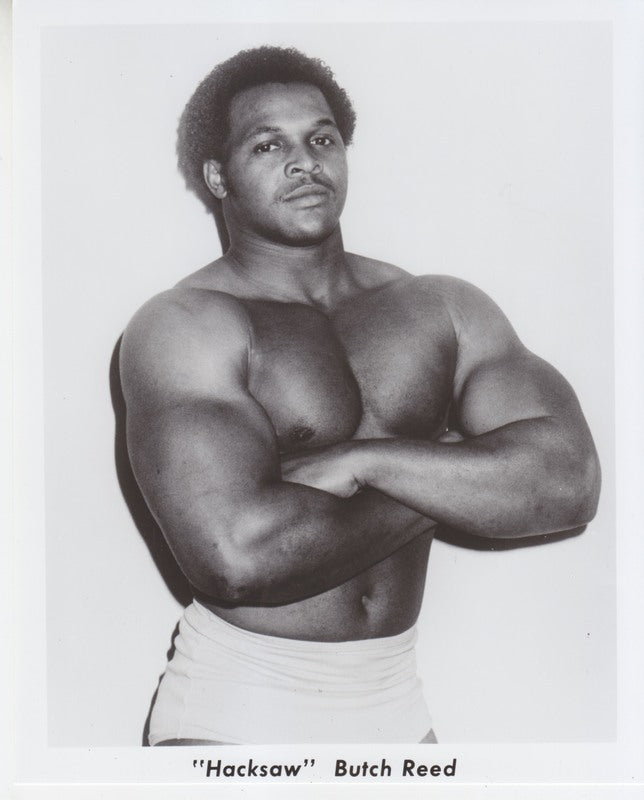 1980s Mid-South "Hacksaw"Butch Reed Promo Photo