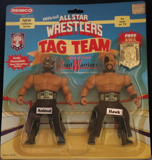 Road Warriors Remco AWA All Star Wrestlers Series 1