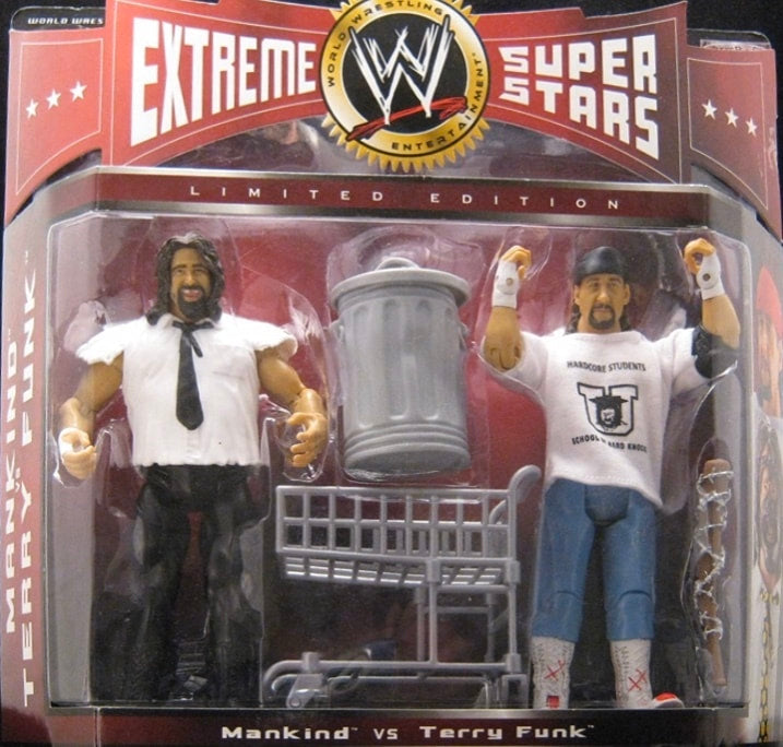 WWE Jakks Pacific Classic Superstars Extreme Superstars: Mankind vs. Terry Funk [Exclusive] Action & Toy Figures PWcatalog
