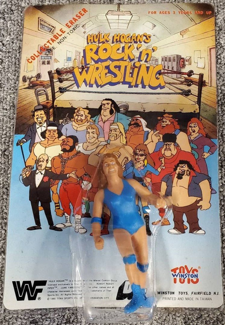 WWF Winston Toys Hulk Hogan's Rock 'N' Wrestling Collectable Erasers Wendi Richter