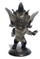 CharaPro Mini Big Heads/Pro-Kaku Heroes Jyushin Thunder Liger [Translucent Black Edition, Exclusive] Action & Toy Figures PWcatalog
