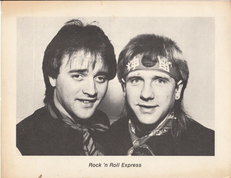 1980s Mid-South Rock 'N Roll Express Promo Photo