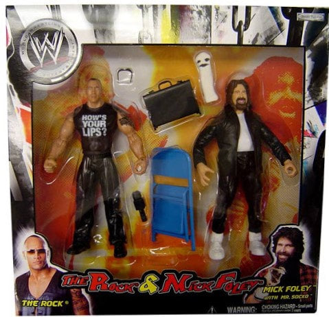 WWE Jakks Pacific Multipack: The Rock & Mick Foley [Exclusive]
