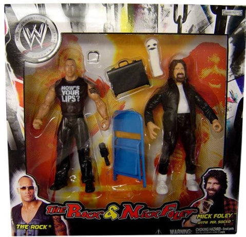 WWE Jakks Pacific Multipack: The Rock & Mick Foley [Exclusive] Action & Toy Figures PWcatalog