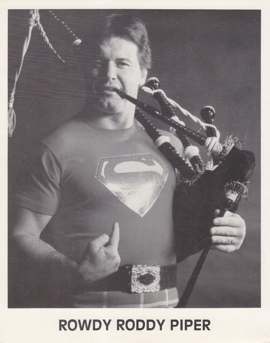 1980s Mid-Atlantic Roddy Piper Vintage Promo Photo