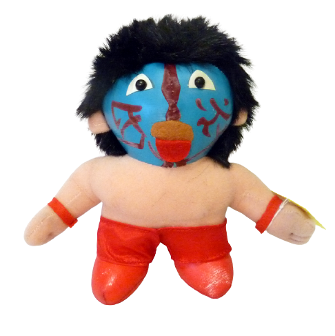 Roller Tron Wrestlefest Pro-Wrestling Plush Wrestlers 2 Great Muta [With Blue Facepaint] Action & Toy Figures PWcatalog