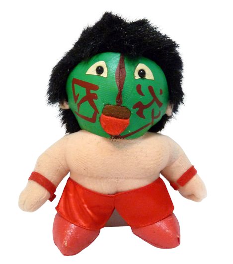 Roller Tron Wrestlefest Pro-Wrestling Plush Wrestlers 1 Great Muta [With Green Facepant]