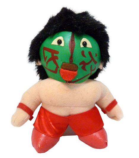 Roller Tron Wrestlefest Pro-Wrestling Plush Wrestlers 1 Great Muta [With Green Facepant] Action & Toy Figures PWcatalog