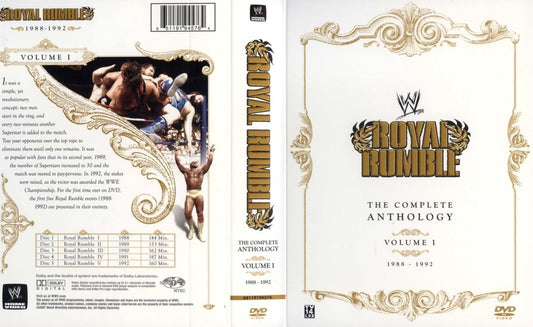 royal rumble the complete anthology volume i 1988 1992 DVDs & Videos Pwcatalog