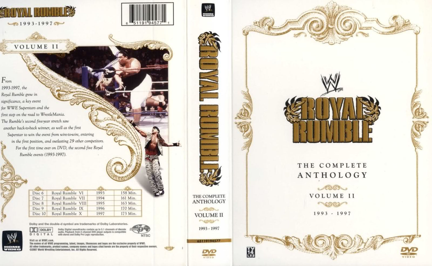 royal rumble the complete anthology volume ii 1993 1997 DVDs & Videos Pwcatalog