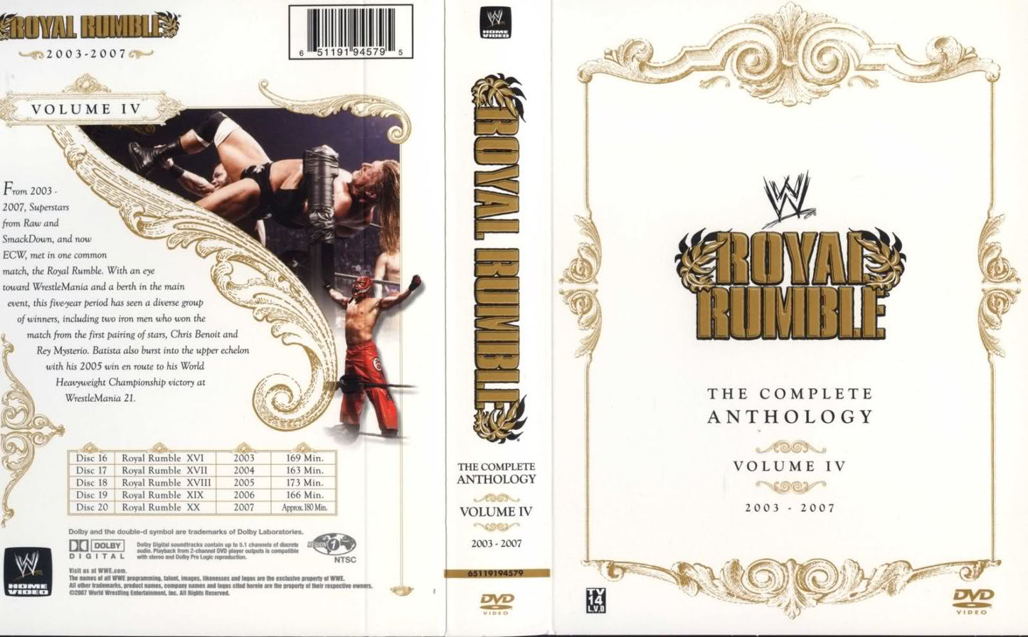royal rumble the complete anthology volume iii 1998 2002 DVDs & Videos Pwcatalog