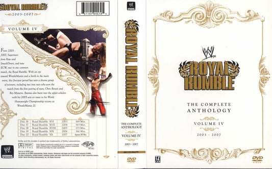 royal rumble the complete anthology volume iii 1998 2002 DVDs & Videos Pwcatalog