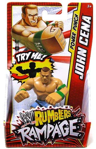 WWE Mattel Rumblers Rampage John Cena [Power Punch] Action & Toy Figures PWcatalog
