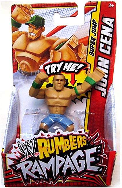 WWE Mattel Rumblers Rampage John Cena [Super Jump] Action & Toy Figures PWcatalog