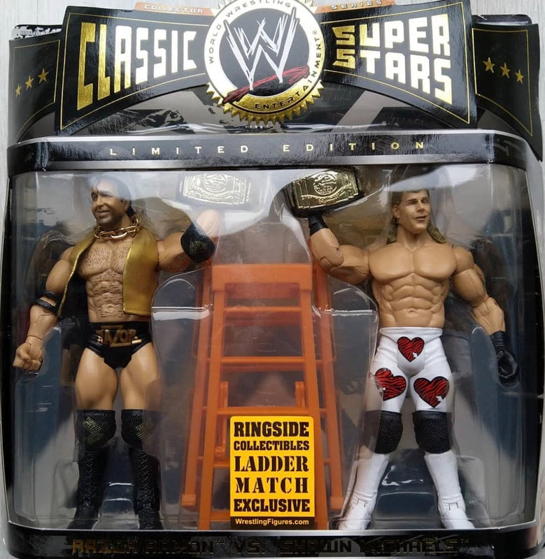 WWE Jakks Pacific Classic Superstars Ladder Match: Razor Ramon vs. Shawn Michaels [Exclusive] Action & Toy Figures PWcatalog
