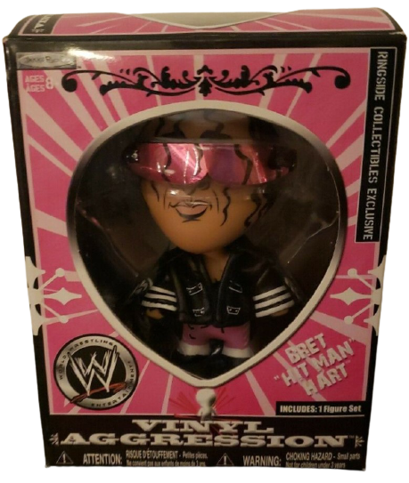 WWE Jakks Pacific Vinyl Aggression Bret "Hit Man" Hart [Exclusive] Action & Toy Figures PWcatalog