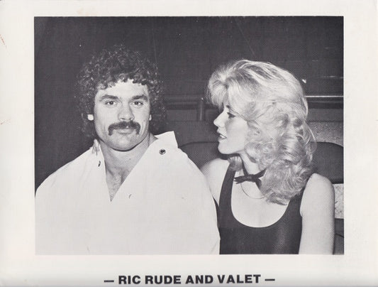 Promo-Photo-Territories-1984-Memphis Wrestling-Rick Rude Valet Angel