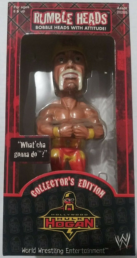 WWE Aspen Rumble Heads: Bobble Heads with Attitude! 1 Hollywood Hulk Hogan Action & Toy Figures PWcatalog