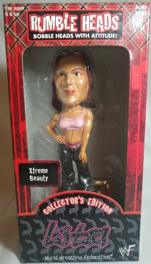 WWF Aspen Rumble Heads: Bobble Heads with Attitude! 1 Lita Action & Toy Figures PWcatalog