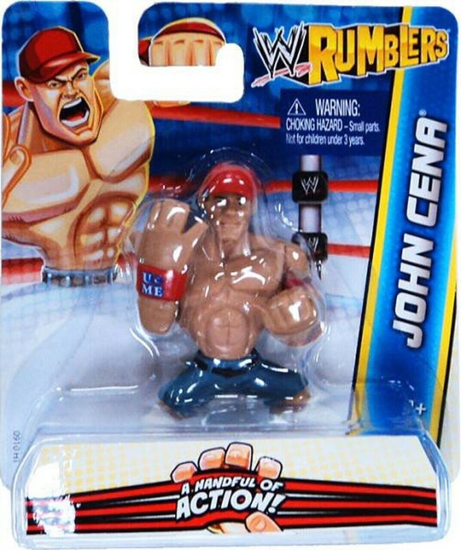 WWE Mattel Rumblers 2 John Cena [With Jean Jorts]