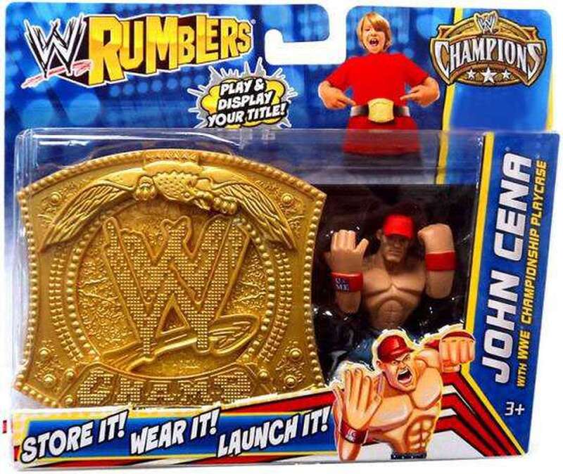 WWE Mattel Rumblers 2 John Cena [With WWE Championship Playcase, Exclusive] Action & Toy Figures PWcatalog