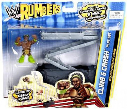 WWE Mattel Rumblers 2 Climb & Crash Playset [With Kofi Kingston]