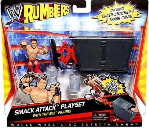 WWE Mattel Rumblers 1 Smack Attack Playset [With The Miz] Action & Toy Figures PWcatalog