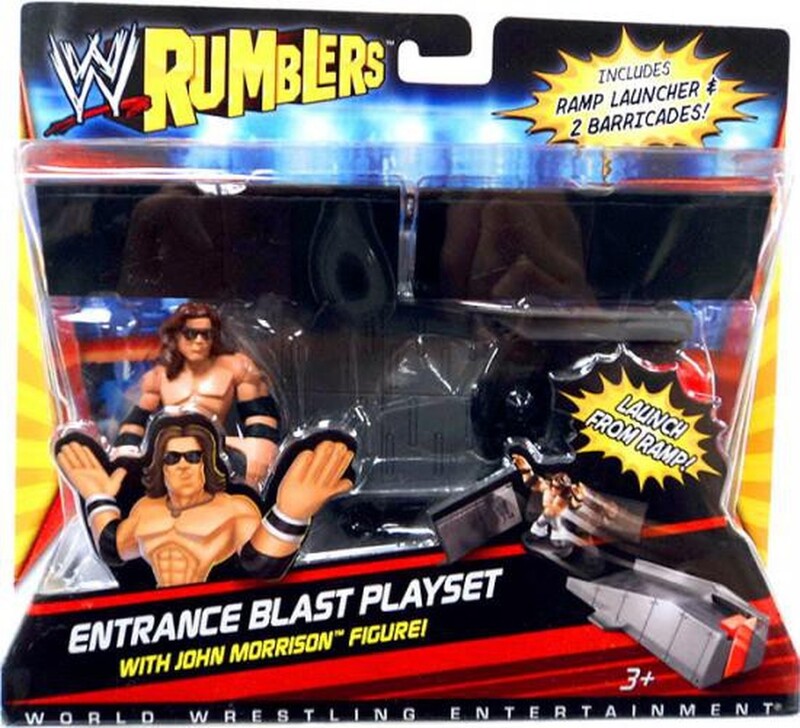 WWE Mattel Rumblers 1 Entrance Blast Playset [With John Morrison] Action & Toy Figures PWcatalog