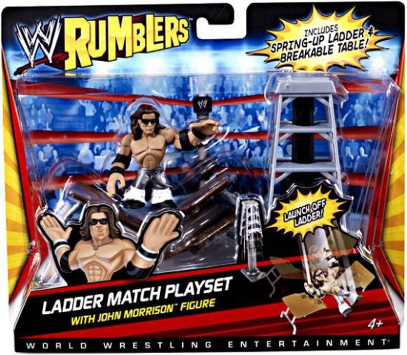 WWE Mattel Rumblers 1 Ladder Match Playset [With John Morrison] Action & Toy Figures PWcatalog