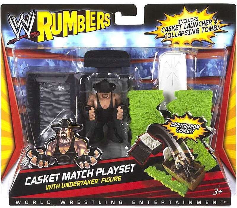 WWE Mattel Rumblers 1 Casket Maatch Playset [With Undertaker] Action & Toy Figures PWcatalog