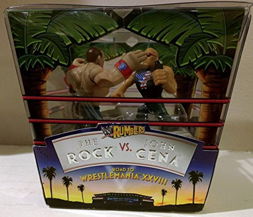 WWE Mattel Rumblers Road to WrestleMania XXVIII: The Rock vs. John Cena [Exclusive] Action & Toy Figures PWcatalog