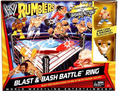 WWE Mattel Rumblers 1 Blast & Bash Battle Ring [With John Cena & Sheamus] Action & Toy Figures PWcatalog