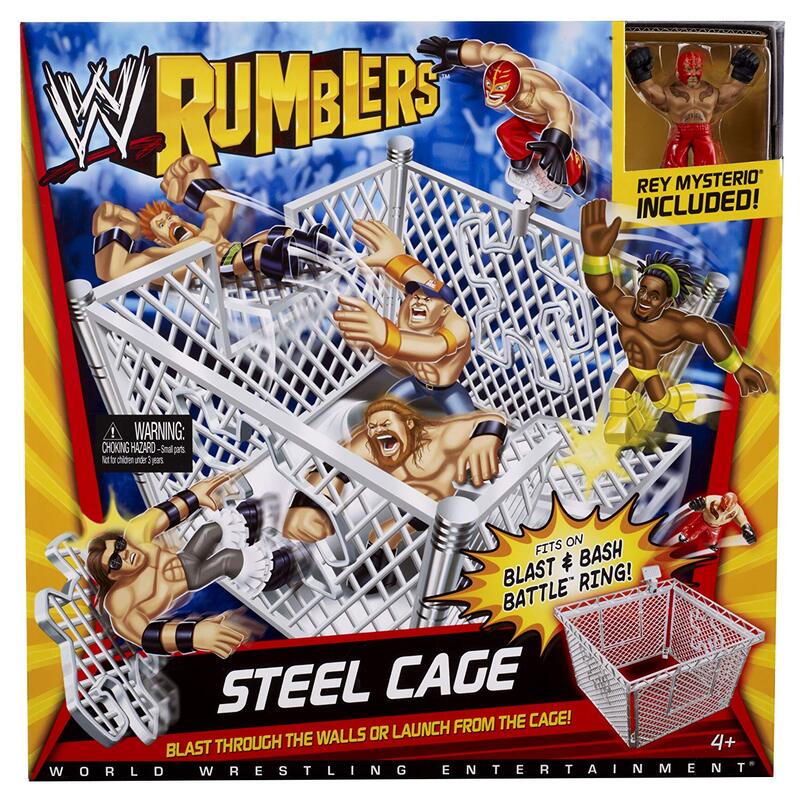 WWE Mattel Rumblers 1 Steel Cage [With Rey Mysterio] Action & Toy Figures PWcatalog