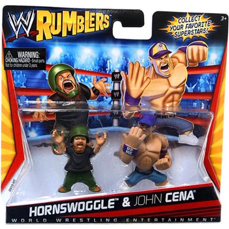 WWE Mattel Rumblers 1 Hornswoggle & John Cena